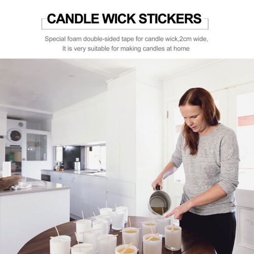 100pcs Candle Stickers Double Sided Base Paper 1