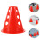 40 Pcs Training Cones Road Windproof Roller Ski Pile 9