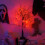 Halloween Black Tree Pre-Lit Black Birch Tree Battery or USB Powered 2