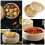 Chinese Round Bamboo Kitchen 2pcs 11.8x11.8x4.7in 10