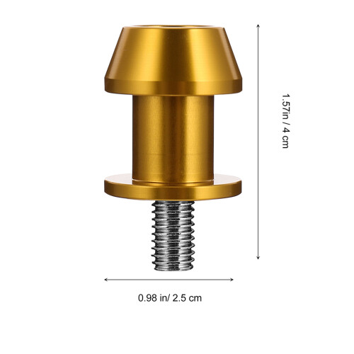 Swingarm Spools Motorcycle Spools Sleek Golden 4pcs 2