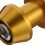 Swingarm Spools Motorcycle Spools Sleek Golden 4pcs 4
