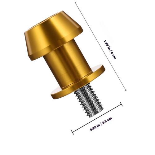 Swingarm Spools Motorcycle Spools Sleek Golden 4pcs 1