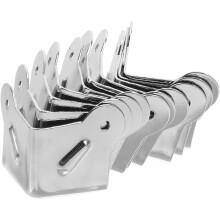 Corner Protectors 12pcs Silver 1.97x1.57x1.57in Iron