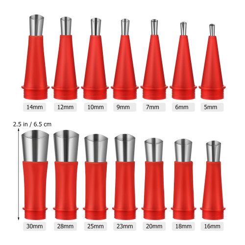 Sealer Nozzles Caulk Finisher Tools In Red For 1 Set 1