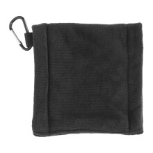 Black Multipurpose Microfiber Golfs Rod Cleaning Towel for Golfing