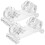 2Pcs Transparent Acrylic Kalimba Holder Compact Thumb Piano Display 1