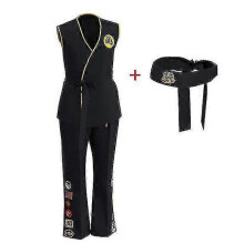 (180 cm) Anime Game Kof Costume Cobra Kai Val Armorr Karate Uniform