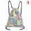 (3) Women Floral Drawstring Backpack Storage Bag Leaf Large Capacity Yoga Swim 1