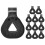 12pcs Clips For Garden Plastic Fixed Clips Netting 2