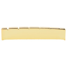 Gold Brass 43mm 6-Saiter Gitarrensattel Vorbondiert Tragbar