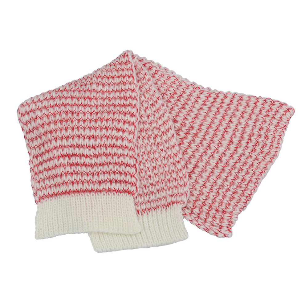 Long Mohair Soft Warm Scarf Wrap Shawl Plaid (White)-image-OPC-PJZK7JK-NEW