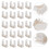 10Fixations PVC Blanches En U Pour Tuyaux Installation Rapide 4