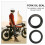 4 Pcs 减震油封防尘盖 Oil Spill Prevention For Motorcycle 7