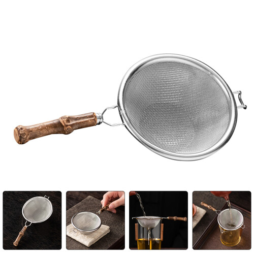 tea strainer spoon fine mesh sieve for kitchen filtering 2