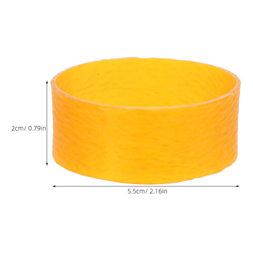 Thickened Rubber Band Elastics Large Bands Office Work Yellow 1