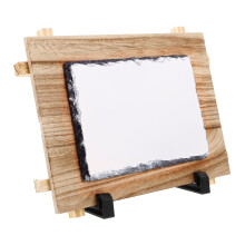 Coffee Sublimation Stone Slate Photo Frame Natural Rock Decor