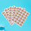 10 Sheets Vintage Stickers Color Edge 6
