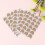 10 Sheets Vintage Stickers Color Edge 7
