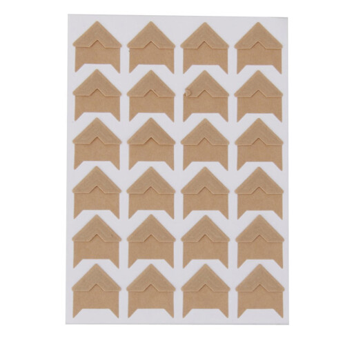 10 Sheets Vintage Stickers Color Edge