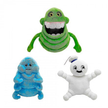(White) 2023 Anime Ghostbusters Afterlife Plush Toys Cartoon Ghost Soft Stuffed Dolls Children's Play House Toys For Kids Gifts