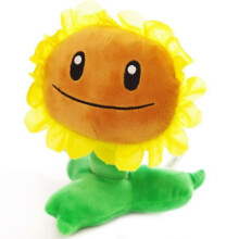 (Watermelon Pitcher) Plants Plush Toy 20cm Stuffed Game Plants Dolls Sunflower Peashooter Chomper_