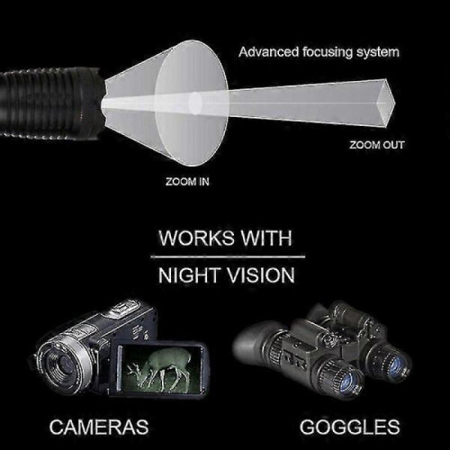 940nm portable flashlight, suitable for multiple scenarios, rechargeable 1