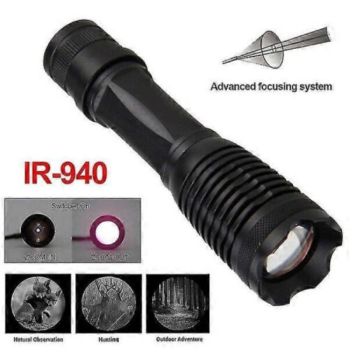 940nm portable flashlight, suitable for multiple scenarios, rechargeable