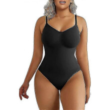 (2XL) Ultra Comfy Body Shaper,,women Sculpting Bodysuit Tummy Control Shapewear Seamless Body Shaper Thong Adjustable Straps , Botao