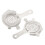 Edelstahl Cocktail-Sieb Wintersweet Eisfilter, Silber 7