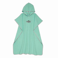 (green) Beach Towel Poncho Bath Hooded Quick Dry Bathrobe Swimming Towel