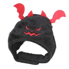(Black) Pet Bat Hat For Halloween Party Decoration For Cat Dog Cosplay Costume Bat Cap