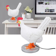 Lebensechte Hühner-Ei-Lampe: USB-betriebene Nachttischlampe für das Wohnzimmer