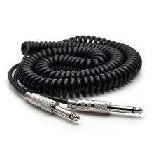 PARKGuitar Spring Cable 6.35/6.5 Guitar Bass Audio Cable Shield Wire 5M suitable for Connecting the Sound