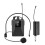 PARKUHF Wireless Microphone Headset with Transmitter and Receiver, LED Digital Display Bodypack -CDSX 1