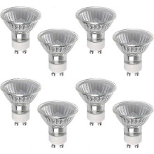 PARKGU10 50W Halogen Bulb, 8 Pack GU10 Halogen Spotlight, 220V, 2800K Warm White, Dimmable GU10 Halogen