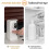 PARKDistributore automatico di sapone liquido da 500 ml, distributore di sapone a parete, distributore 2