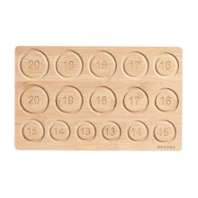 PARKDIY Bead Tool Jewelry Design Tray Solid Wood Jewelry Display Tray Storage Bead Tray Bamboo and Wood