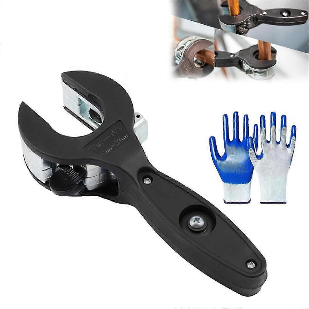 PARKRatcheting Tubing Cutter, 2 in 1 Close Quarters Tube Compact Cutter, Ratcheting PVC Cutter, Tubing Cutter