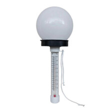 PARKPool Thermometer Schwimmendes Poolthermometer mit solarbetriebenem LED-Licht, geeignet für Pool,