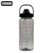 PARK2 Liters Straw Plastic Water Bottle Large Portable Travel Bottle Sports Fitness Cup High Value Big Fat