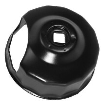 PARKMotorcycle Chiave per filtro olio in acciaio Stile tappo terminale 76mm Nero adatto per 883 Touring