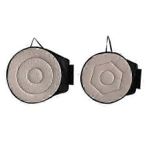 PARK2Pcs Cuscino per seggiolino auto girevole a 360 gradi, resistente all'usura, in tessuto traspirante,