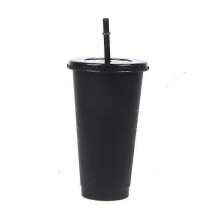 PARKwith Straw Straw Cup Food Grade PP Plastic Water Cup Reusable Tumbler  Milk Tea
