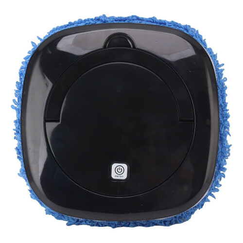 PARKsuitable for Automatic Floor Mopping Robot, Mopping Robot with Water Tank, Vacuum Cleaner and Mop, Black--