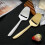 PARKCheese Scraper Hollow Design Stainless Steel Cheese Slicer Multi-Functional Butter Scraper suitable 2