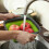 PARKDraining Basket Collapsible Colander Silicone Kitchen Storage Fruit and Vegetable Folding Filter 2