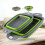 PARKDraining Basket Collapsible Colander Silicone Kitchen Storage Fruit and Vegetable Folding Filter 1