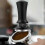 PARKCoffee Hand Tamper with Automatic Rebound Spring Loaded And Scale Display Adjustable Depth Detachable 2