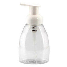 PARK250ml Botella dispensadora de jabón, transparente, rellenable, para champú, loción y espuma, para